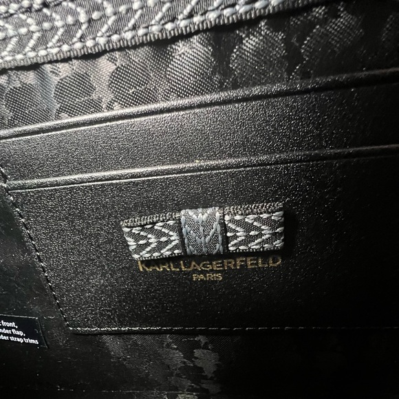 Karl Lagerfeld Paris Simone Rainbow Studded Crossbody - Picture 10 of 14